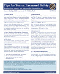 Top Ten Tips for Teens to Protect their Passwords