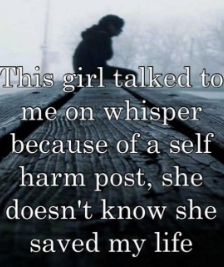 whisper saved life