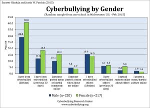 Our latest research on cyberbullying among school students