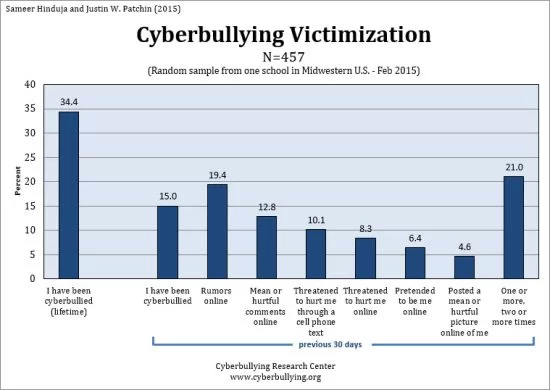 Our latest research on cyberbullying among school students