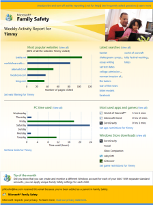 windows family safety parent monitoring