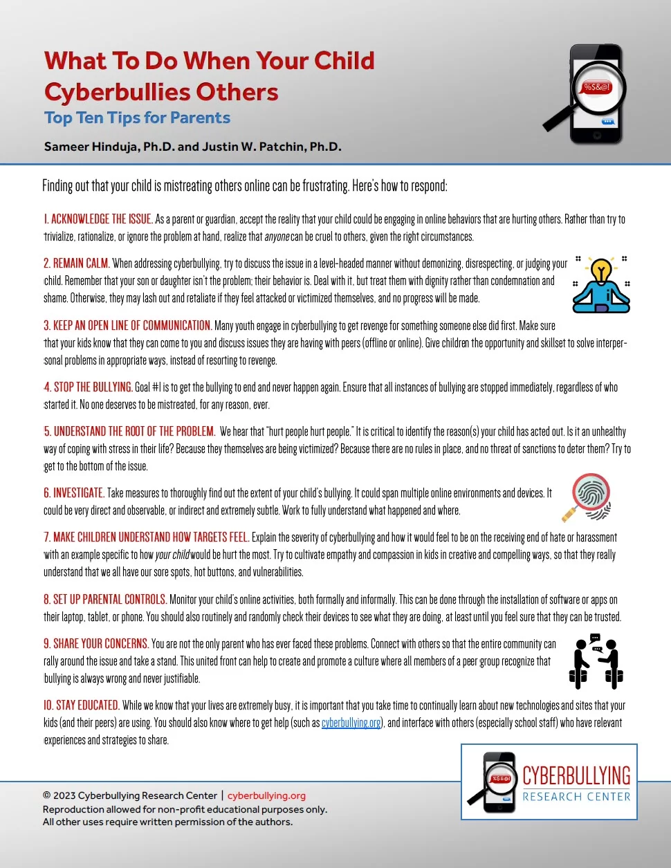 What To Do When Your Child Cyberbullies Others: Top Ten Tips for Parents post thumbnail