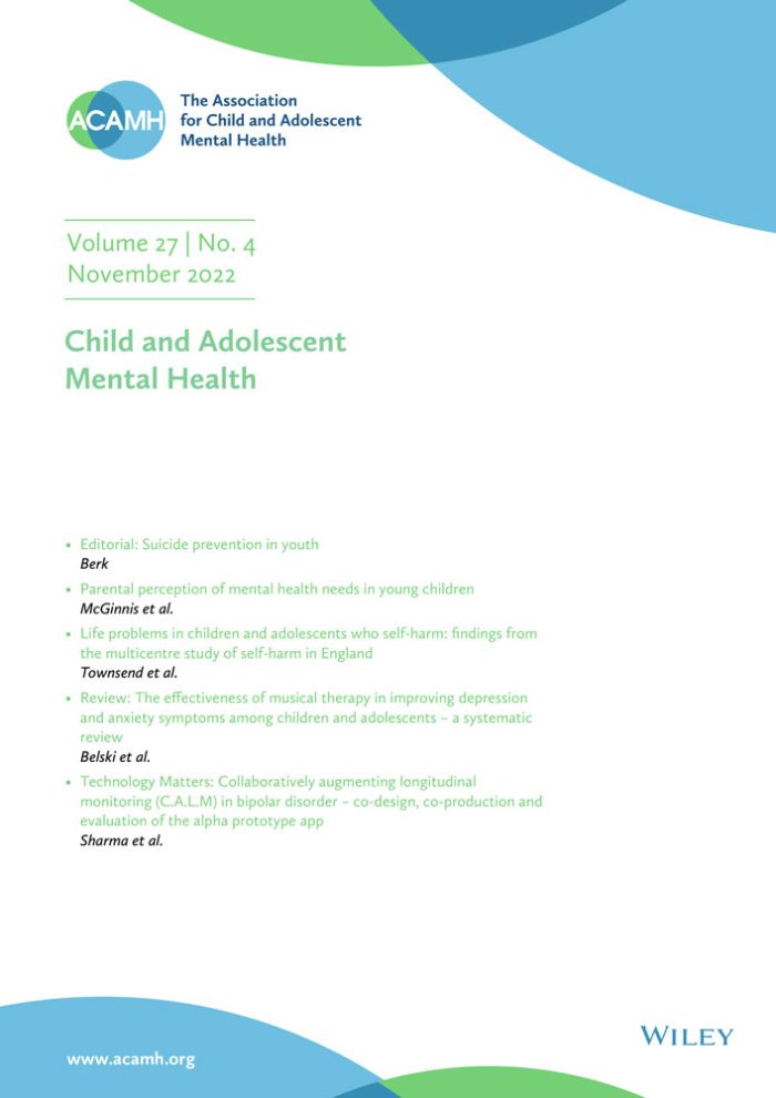 Digital Self-Harm and Suicidality Among Adolescents - Cyberbullying ...